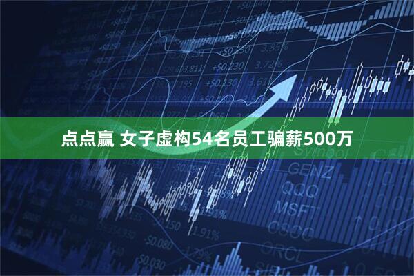 点点赢 女子虚构54名员工骗薪500万
